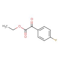 Chemical structure of ethyl 2-(4-fluorophenyl)-2-oxoacetate - CSSB00000752655