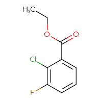 Chemical structure of ethyl 2-chloro-3-fluorobenzoate - CSSB00012357634