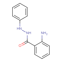 Chemical structure of 2-amino-N'-phenylbenzohydrazide - CSSB00020666649