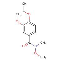 Chemical structure of 4-ethoxy-N,3-dimethoxy-N-methylbenzamide - CSSB00000387946