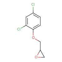 Chemical structure of 2-[(2,4-dichlorophenoxy)methyl]oxirane - CSSB00000211763