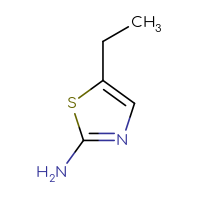 Chemical structure of 5-ethyl-1,3-thiazol-2-amine - CSSB00000745945