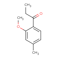 Chemical structure of 1-(2-methoxy-4-methylphenyl)propan-1-one - CSSB00012557029