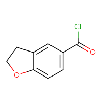 Chemical structure of 2,3-dihydro-1-benzofuran-5-carbonyl chloride - CSSB00011218981