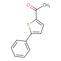 Chemical structure of 1-(5-phenylthiophen-2-yl)ethan-1-one - CSSB00000203778