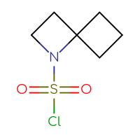 Chemical structure of 1-azaspiro[3.3]heptane-1-sulfonyl chloride - CSSB00023207754