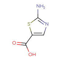 Chemical structure of 2-amino-1,3-thiazole-5-carboxylic acid - CSSB00011356458