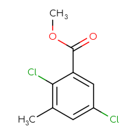 Chemical structure of methyl 2,5-dichloro-3-methylbenzoate - CSSB00010890710