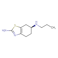 Chemical structure of (6S)-N6-propyl-4,5,6,7-tetrahydro-1,3-benzothiazole-2,6-diamine - CSSB00000706683