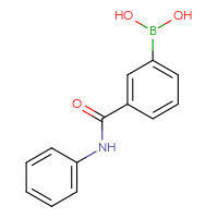 Chemical structure of [3-(phenylcarbamoyl)phenyl]boronic acid - CSSB00000043687