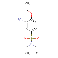Chemical structure of 3-amino-4-ethoxy-N,N-diethylbenzene-1-sulfonamide - CSSB00000683481