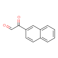 Chemical structure of 2-(naphthalen-2-yl)-2-oxoacetaldehyde - CSSB00000725766
