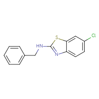 Chemical structure of N-benzyl-6-chloro-1,3-benzothiazol-2-amine - CSSB00000148026