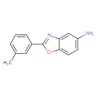 Chemical structure of 2-(3-methylphenyl)-1,3-benzoxazol-5-amine - CSSB00000595945
