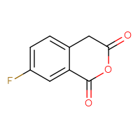 Chemical structure of 7-fluoro-3,4-dihydro-1H-2-benzopyran-1,3-dione - CSSB00009842730