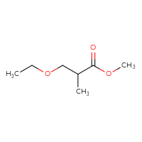Chemical structure of methyl 3-ethoxy-2-methylpropanoate - CSSB00107973899