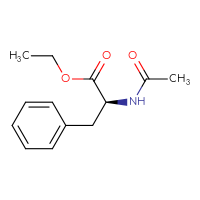 Chemical structure of ethyl (2S)-2-acetamido-3-phenylpropanoate - CSSB00000013229
