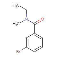 Chemical structure of 3-bromo-N-ethyl-N-methylbenzamide - CSSB00011237893
