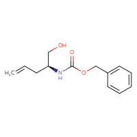 Chemical structure of benzyl N-[(2S)-1-hydroxypent-4-en-2-yl]carbamate - CSSB02125612771
