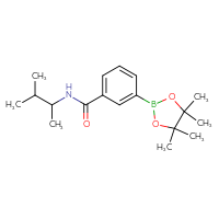 Chemical structure of N-(3-methylbutan-2-yl)-3-(4,4,5,5-tetramethyl-1,3,2-dioxaborolan-2-yl)benzamide - CSSB02166475411