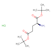 Chemical structure of 1,5-di-tert-butyl (2S)-2-aminopentanedioate hydrochloride - CSSB00000031750