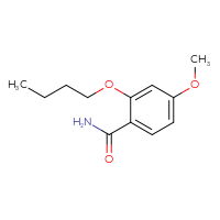 Chemical structure of 2-butoxy-4-methoxybenzamide - CSSB00000030548
