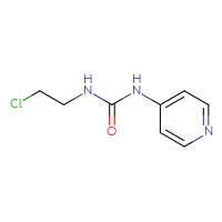 Chemical structure of 3-(2-chloroethyl)-1-(pyridin-4-yl)urea - CSSB00000007543