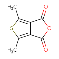Chemical structure of dimethyl-1H,3H-thieno[3,4-c]furan-1,3-dione - CSSB00031131266