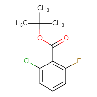 Chemical structure of tert-butyl 2-chloro-6-fluorobenzoate - CSSB00011942572
