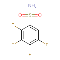 Chemical structure of 2,3,4,5-tetrafluorobenzene-1-sulfonamide - CSSB00015331116