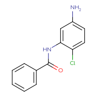 Chemical structure of N-(5-amino-2-chlorophenyl)benzamide - CSSB00000567895