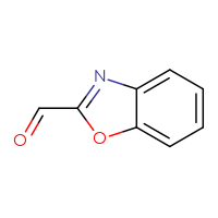 Chemical structure of 1,3-benzoxazole-2-carbaldehyde - CSSB00000045688