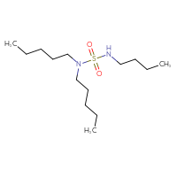 Chemical structure of butyl(dipentylsulfamoyl)amine - CSMB21106662034