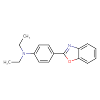 Chemical structure of 4-(1,3-benzoxazol-2-yl)-N,N-diethylaniline - CSSB03437822337
