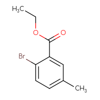 Chemical structure of ethyl 2-bromo-5-methylbenzoate - CSSB00012353901