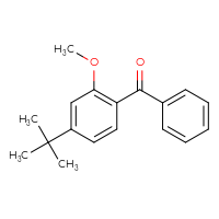 Chemical structure of (4-tert-butyl-2-methoxyphenyl)(phenyl)methanone - CSSB20878373126