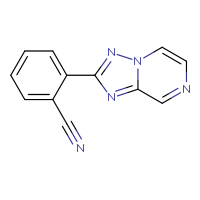 Chemical structure of 2-{[1,2,4]triazolo[1,5-a]pyrazin-2-yl}benzonitrile - CSSB00133174172