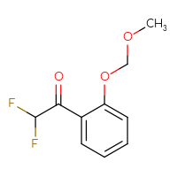 Chemical structure of 2,2-difluoro-1-[2-(methoxymethoxy)phenyl]ethan-1-one - CSSB14995868939