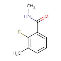 Chemical structure of 2-fluoro-N,3-dimethylbenzamide - CSSB00012818144