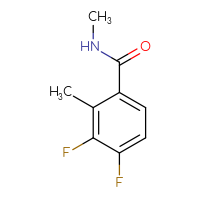 Chemical structure of 3,4-difluoro-N,2-dimethylbenzamide - CSSB03552507853