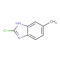 Chemical structure of 2-chloro-6-methyl-1H-1,3-benzodiazole - CSSB00012002036