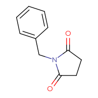 Chemical structure of 1-benzylpyrrolidine-2,5-dione - CSSB00000001241