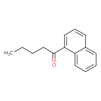Chemical structure of 1-(naphthalen-1-yl)pentan-1-one - CSSB00011729808
