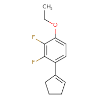 Chemical structure of 1-(cyclopent-1-en-1-yl)-4-ethoxy-2,3-difluorobenzene - CSSB06591892111