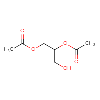 Chemical structure of 1-(acetyloxy)-3-hydroxypropan-2-yl acetate - CSSB00000073891