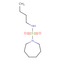 Chemical structure of N-butylazepane-1-sulfonamide - CSMB00046828863