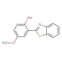 Chemical structure of 2-(1,3-benzothiazol-2-yl)-4-methoxyphenol - CSSB00003202991