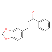 Chemical structure of (2E)-3-(2H-1,3-benzodioxol-5-yl)-1-phenylprop-2-en-1-one - CSSB00020608140