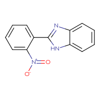 Chemical structure of 2-(2-nitrophenyl)-1H-1,3-benzodiazole - CSSB00020600741