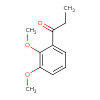 Chemical structure of 1-(2,3-dimethoxyphenyl)propan-1-one - CSSB00013801104